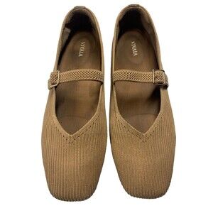 Vivaia Mary Jane Margot Square Toe Ballet Flat Shoes Womens EU 41.5 / US 10